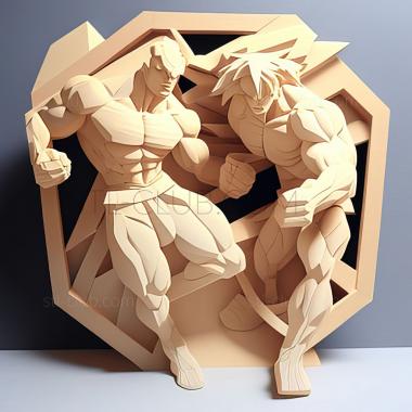 3D model Shapes of Things to Come Kurogane Gym Hyouta VS ShinjiR (STL)